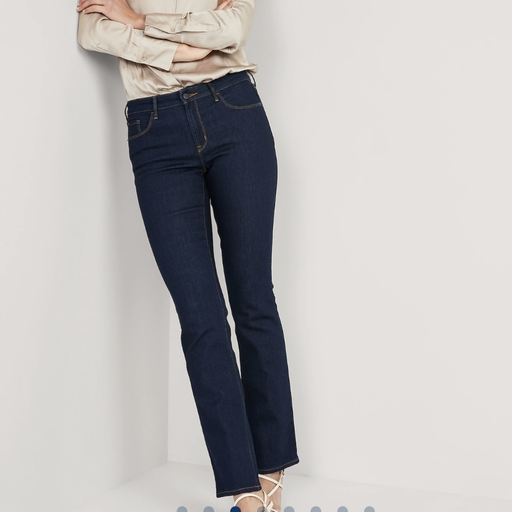 Mid-Rise Kicker Boot-Cut Jeans for Women